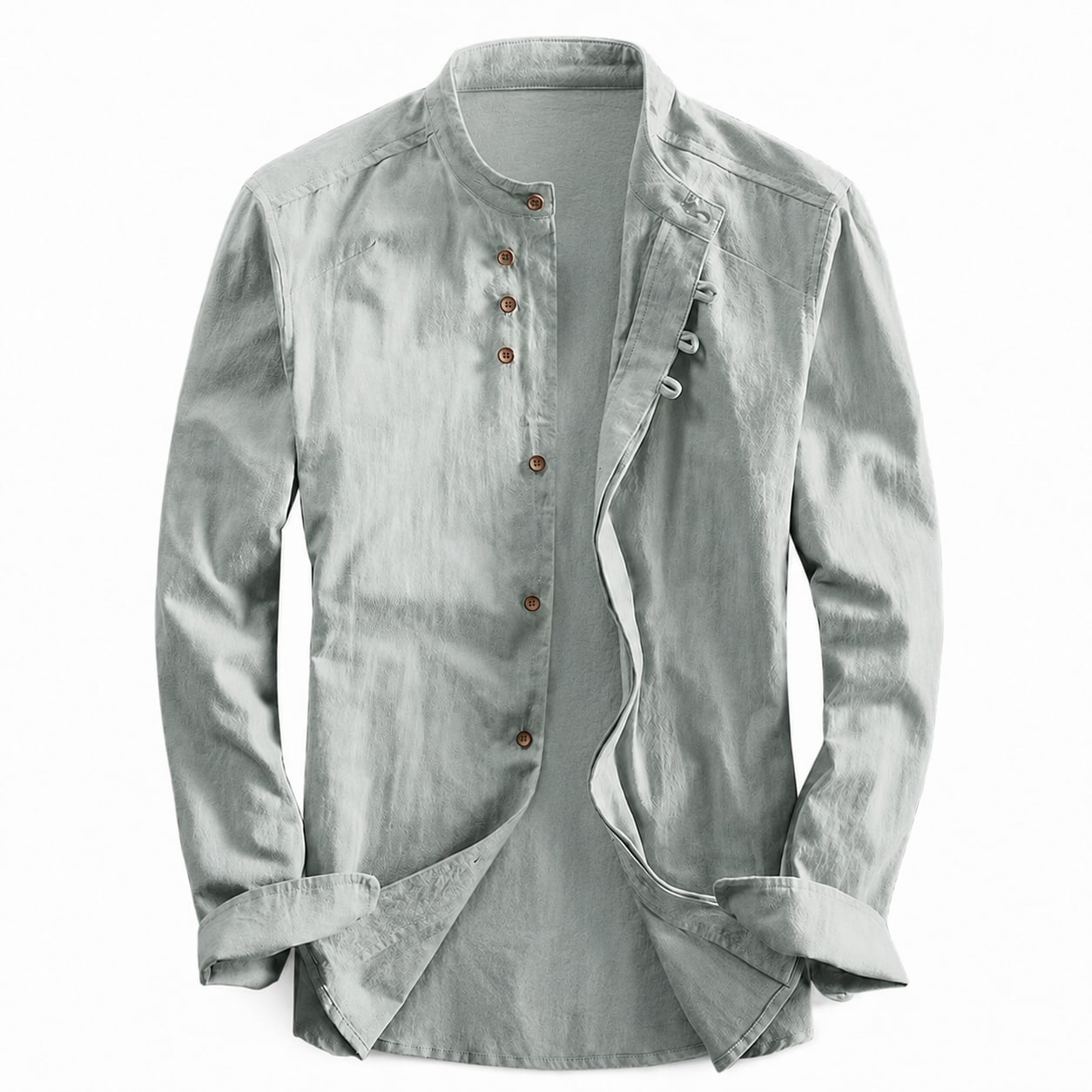 Kyoto - Men's Ultra Comfortable Band Collar Shirt