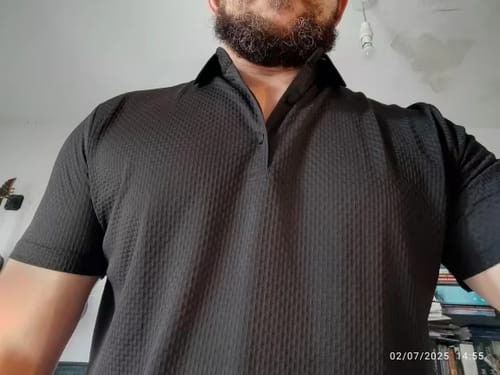 Customer photo review of Capri - Men's Ultra Comfortable Polo Shirt