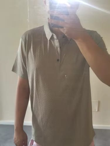 Customer photo review of Capri - Men's Ultra Comfortable Polo Shirt