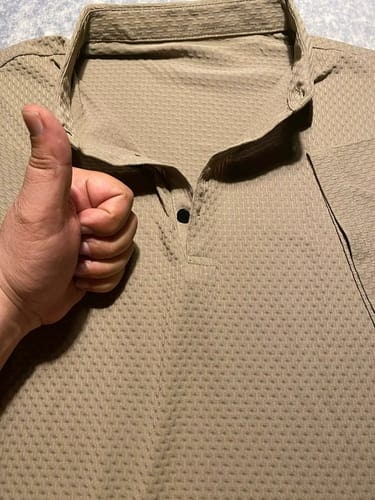 Customer photo review of Capri - Men's Ultra Comfortable Polo Shirt