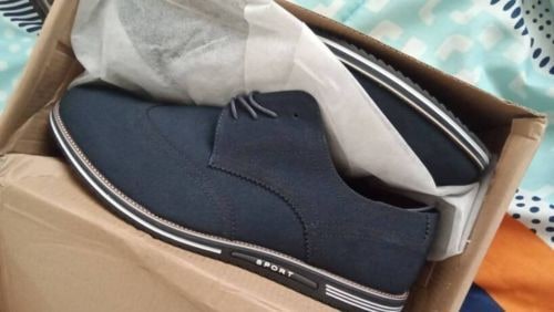 Customer photo review of Derby - Ultra Comfortable Shoes