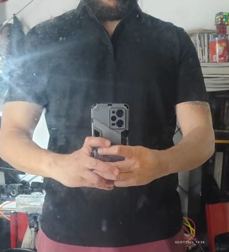 Customer photo review of Capri - Men's Ultra Comfortable Polo Shirt