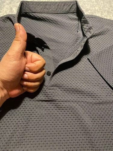 Customer photo review of Capri - Men's Ultra Comfortable Polo Shirt