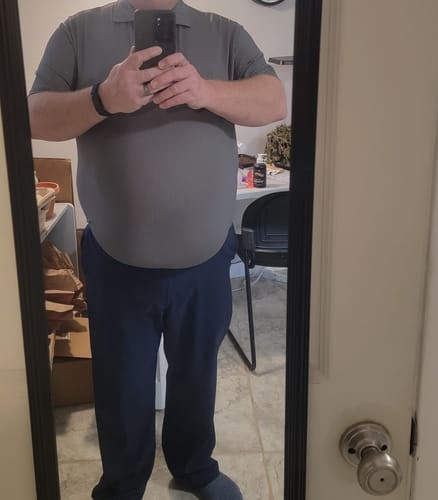 Customer photo review of Capri - Men's Ultra Comfortable Polo Shirt