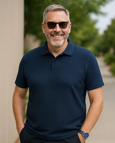 Customer photo review of Capri - Men's Ultra Comfortable Polo Shirt