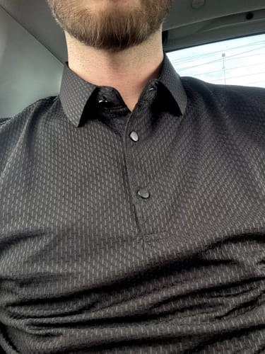 Customer photo review of Capri - Men's Ultra Comfortable Polo Shirt